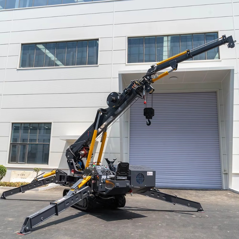 Heavy Equipment Electrical - Mini-Spinnenkran Kompakte Elektrische Hydraulikmaschine Ferngesteuertes Schwerlast-Hebezeug