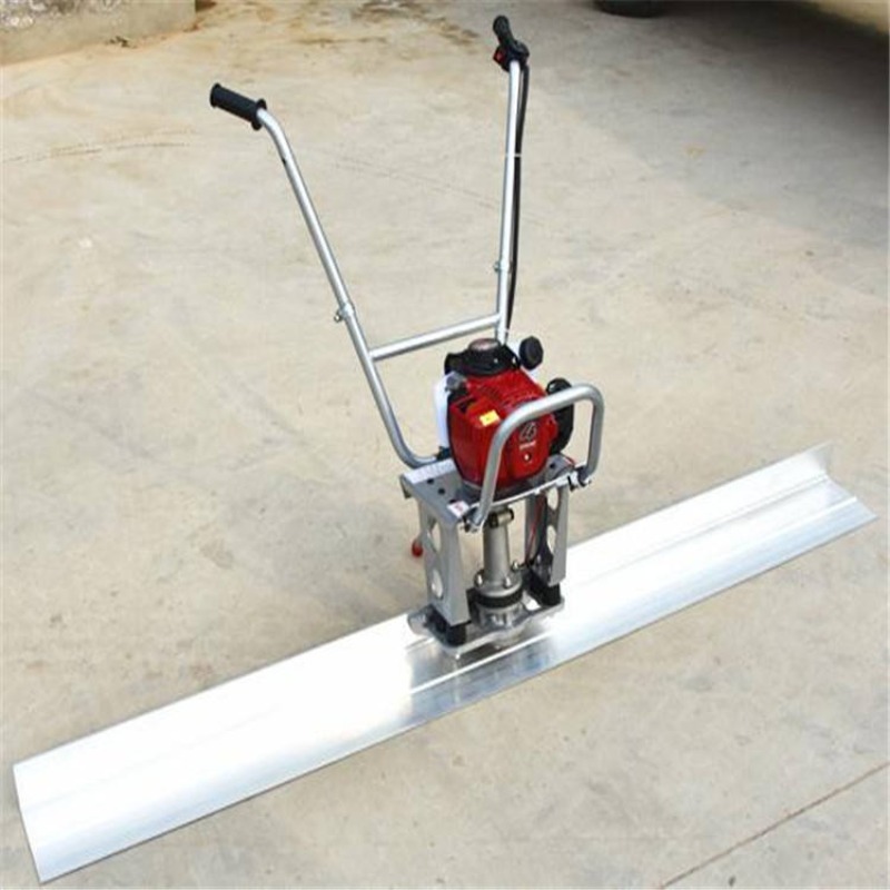 Concrete Vibrator - Benzin-Betonrüttelbohle Bodenausgleichsmaschine Aluminiumlegierung Glättwerkzeug