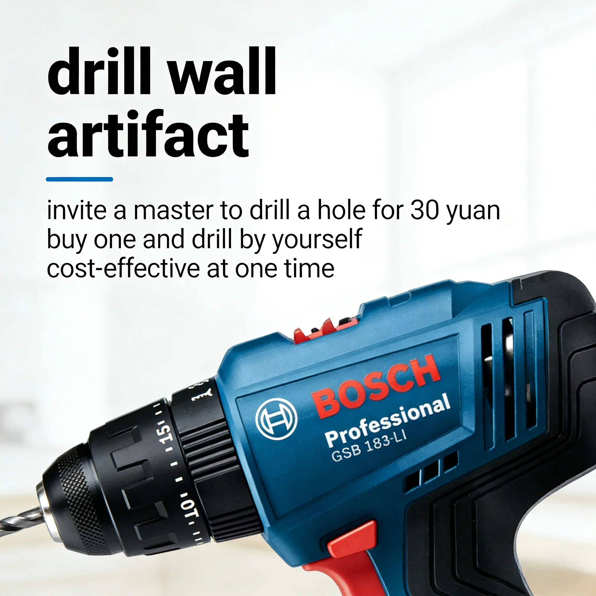 Tools Heavy Equipment - Bosch GSB183-LI 18V Akku-Schlagbohrschrauber mit hohem