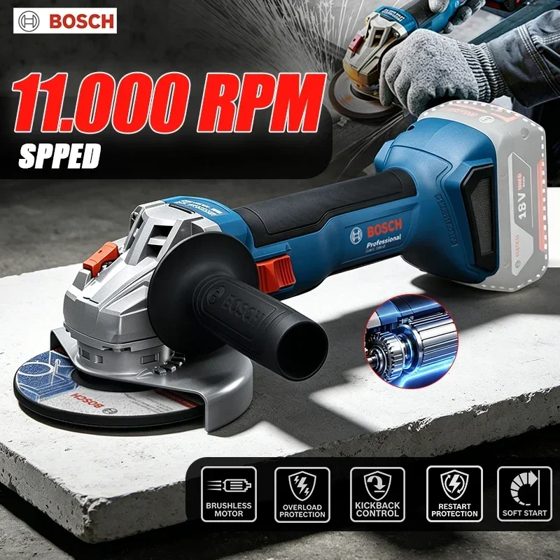 Tools Heavy Equipment - BOSCH GWS 18V-8 Akku-Winkelschleifer 18V Professional