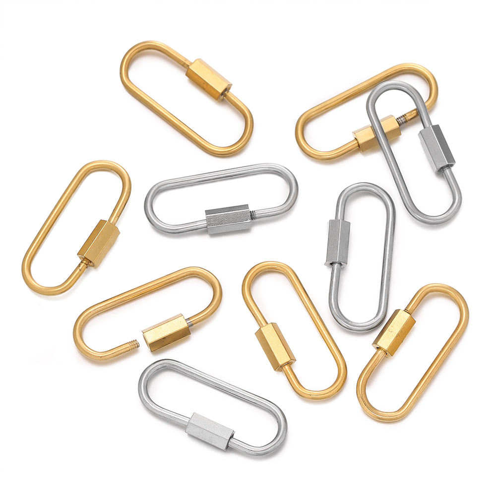 Heavy Equipment Company - 5 stücke Edelstahl Quick Link Ring