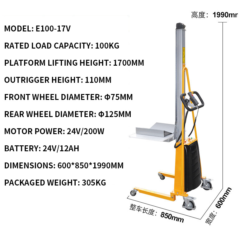 Elektrischer Leichtlast-Palett – Electric Pallet Jack Bewertung und Preis