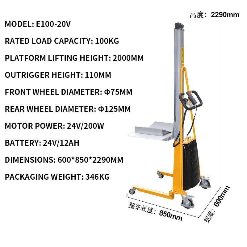 Elektrischer Leichtlast-Palett – Electric Pallet Jack Bewertung und Preis