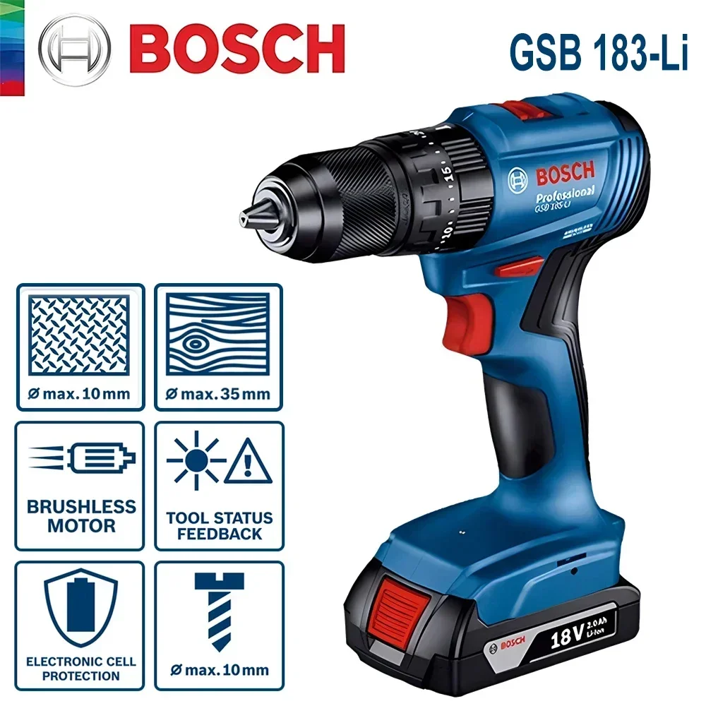 Bosch GSB183-LI 18V Akku-Schla – Tools Heavy Equipment Bewertung und Preis